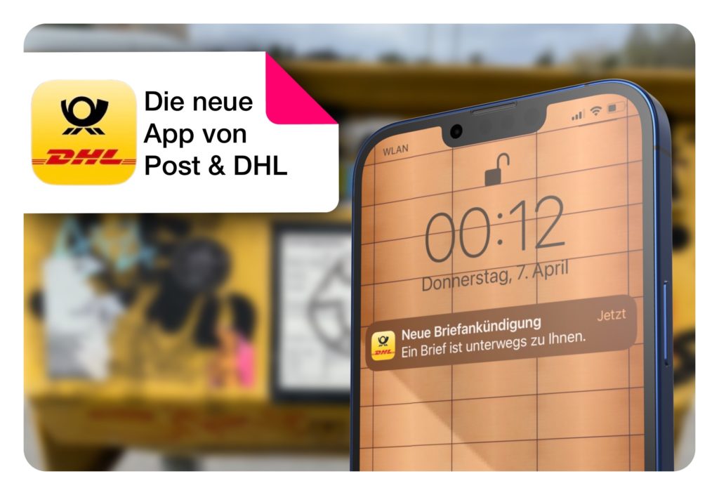 Titelbild: Post & DHL App jetzt auch mit Briefankündigung