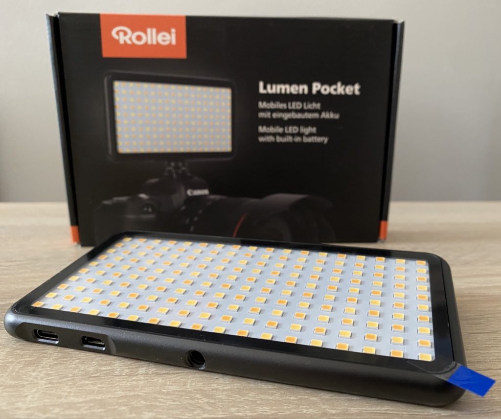 Das Lumen Pocket Bi-Color LED-Dauerlicht mit OVP. 