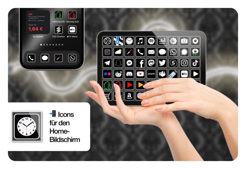 Titelbild: Anpassen des iPhone Home-Bildschirms mit anderen App-Symbolen