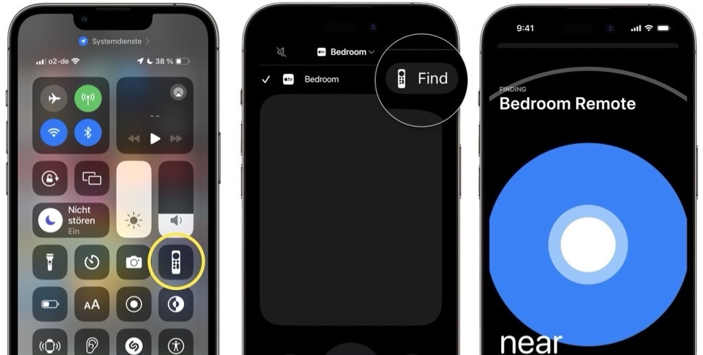 Siri Remote finden: Wenn du deine Apple TV Fernbedienung verlegt hast