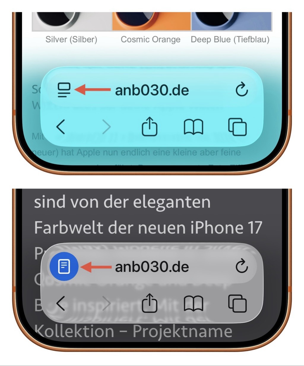 Screenshot: So aktiviert man die Safari-Reader-Ansicht