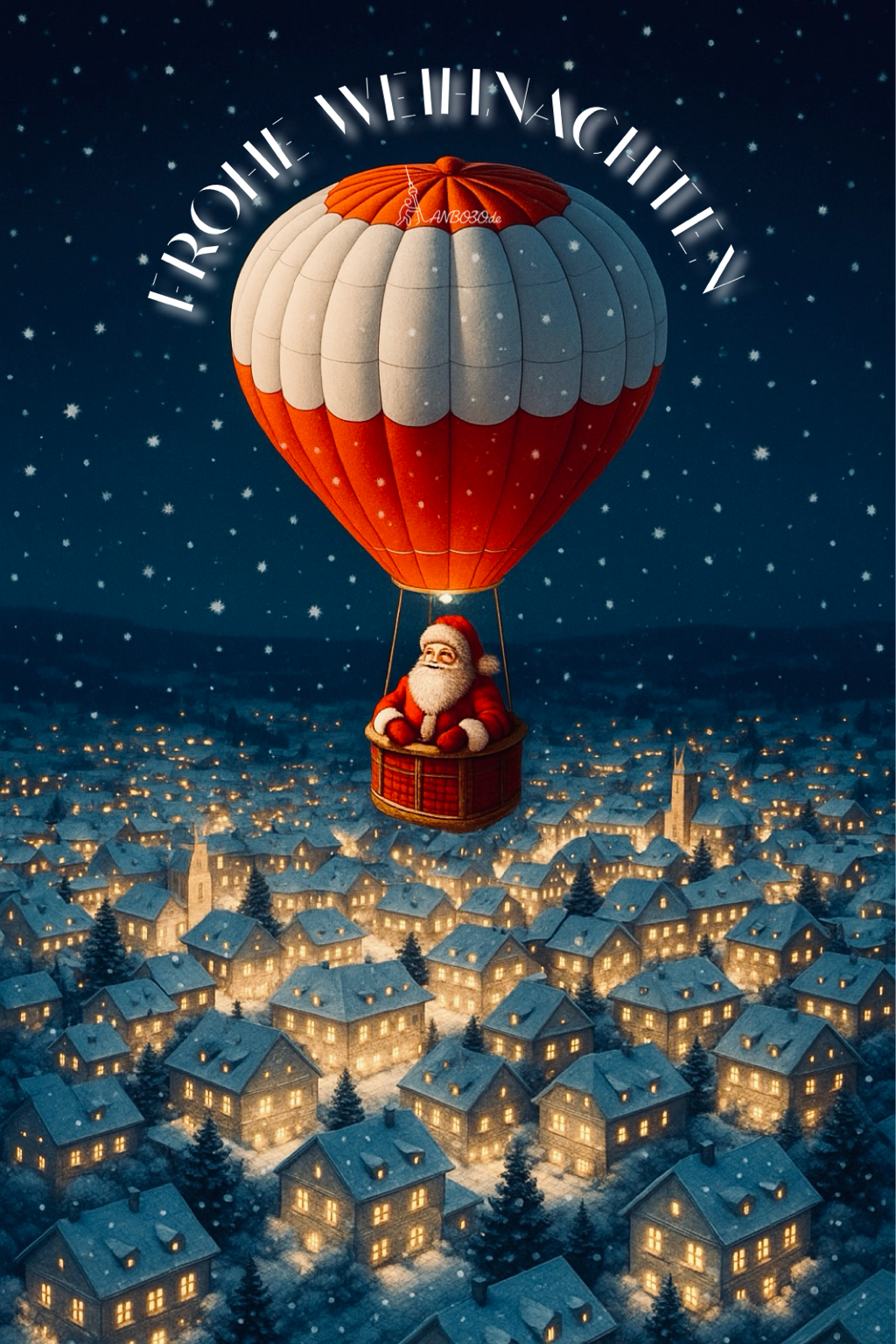 Weihnachtliche Grußkarte 2025