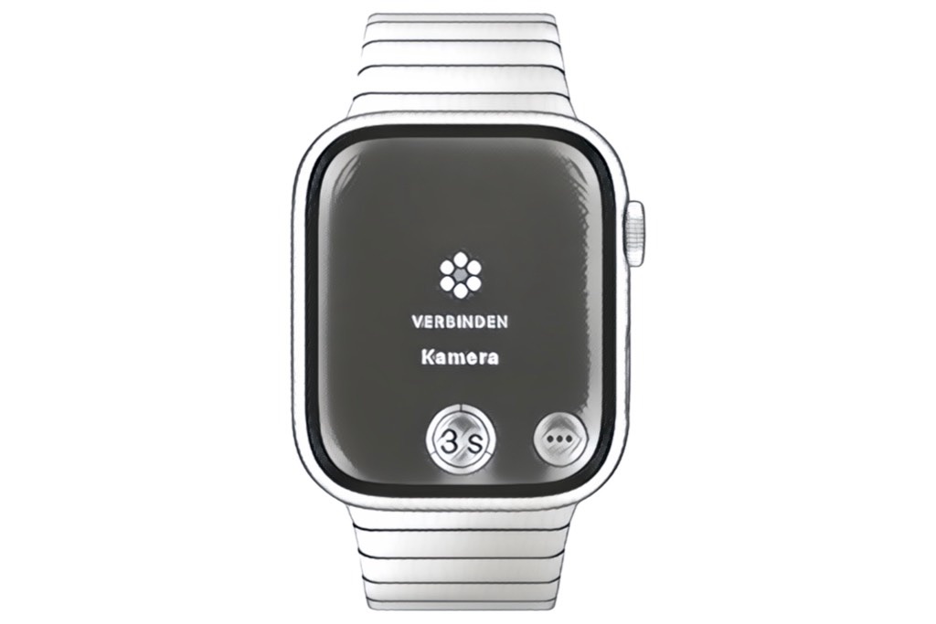 So sieht der Apple Watch Fehler in der „Kamera-Fernauslöser“-App aus, eine endlos schleife beim öffnen. 